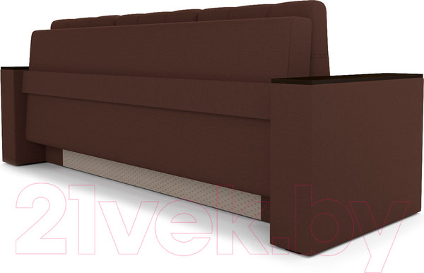 Изображение товара Диван Mebel-Ars Еврокнижка Атланта (рогожка шоколад)
