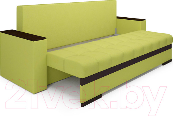 Изображение товара Диван Mebel-Ars Еврокнижка Атланта (зеленый)