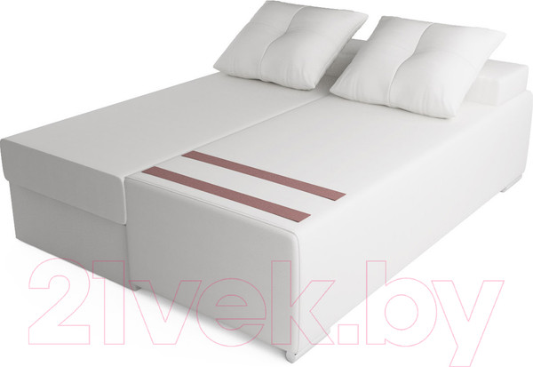 Изображение товара Диван Mebel-Ars Мадейра (экокожа белая)