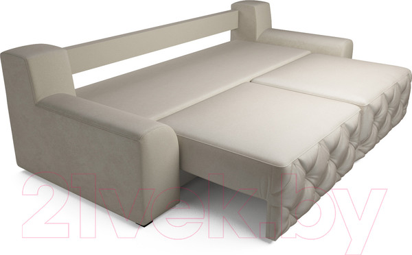 Изображение товара Диван Mebel-Ars Милан (бархат бежевый/Star Velvet 6 Light Beige)