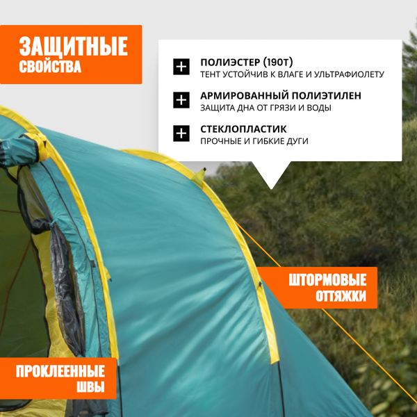 Изображение товара Палатка Coyote Texas / CL-B25-Green