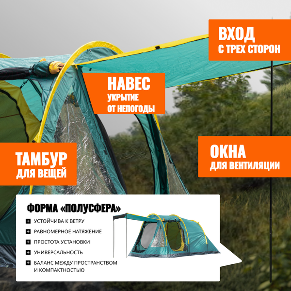 Изображение товара Палатка Coyote Texas / CL-B25-Green