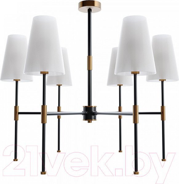 Изображение товара Люстра Freya Tida FR5196PL-06BBS (черный/латунь)