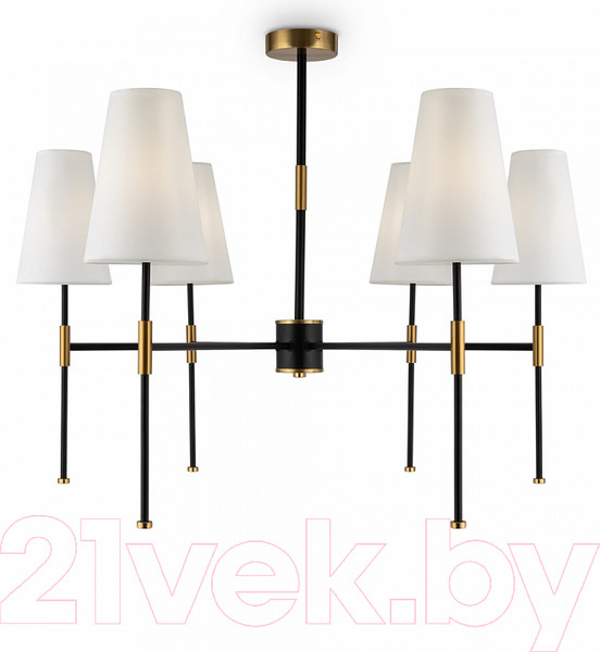 Изображение товара Люстра Freya Tida FR5196PL-06BBS (черный/латунь)