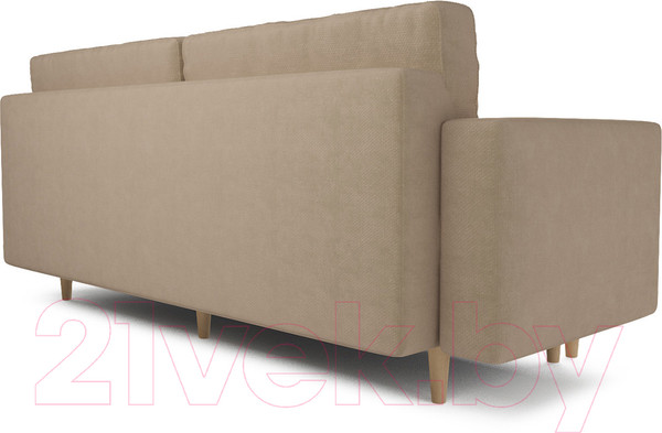 Изображение товара Диван Mebel-Ars Евро Белфаст (рогожка бежевый)