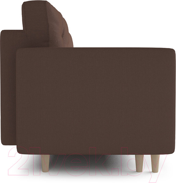 Изображение товара Диван Mebel-Ars Евро Белфаст (рогожка шоколад)