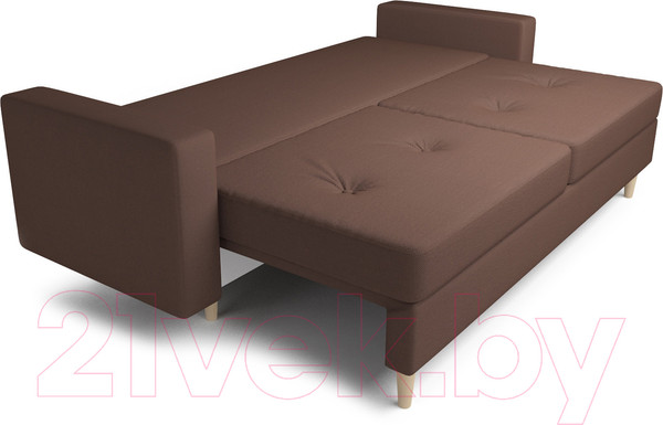 Изображение товара Диван Mebel-Ars Евро Белфаст (рогожка шоколад)