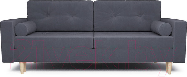 Изображение товара Диван Mebel-Ars Евро Белфаст (велюр серо-синий НВ-178 26)