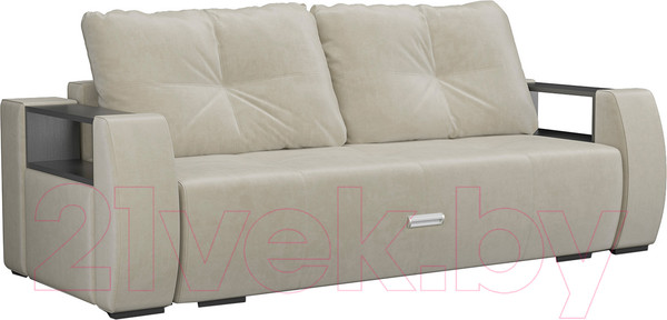 Изображение товара Диван Mebel-Ars Еврокнижка Мальтида (бархат бежевый/Star Velvet 6 Light Beige)