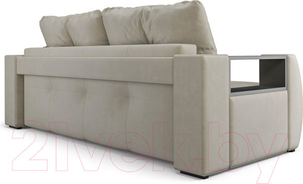 Изображение товара Диван Mebel-Ars Еврокнижка Мальтида (бархат бежевый/Star Velvet 6 Light Beige)