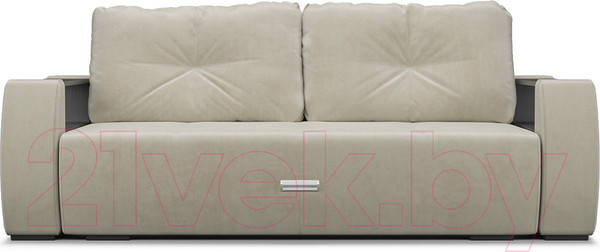 Изображение товара Диван Mebel-Ars Еврокнижка Мальтида (бархат бежевый/Star Velvet 6 Light Beige)