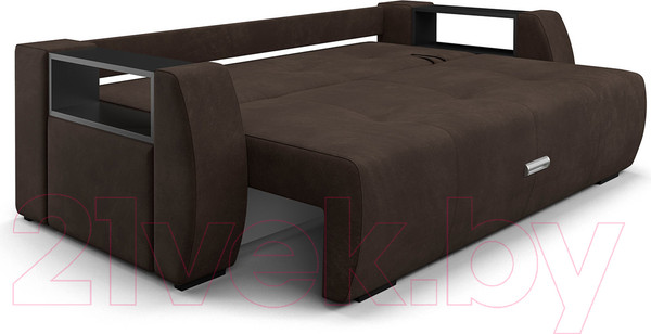 Изображение товара Диван Mebel-Ars Еврокнижка Мальтида (велюр молочный шоколад НВ-178/13)