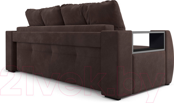 Изображение товара Диван Mebel-Ars Еврокнижка Мальтида (велюр молочный шоколад НВ-178/13)