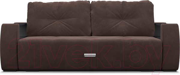 Изображение товара Диван Mebel-Ars Еврокнижка Мальтида (велюр молочный шоколад НВ-178/13)