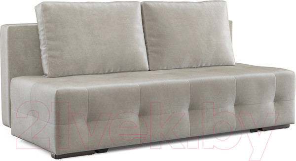 Изображение товара Диван Mebel-Ars Еврокнижка Марсель №1 (бархат бежевый/Star Velvet 6 Light Beige)