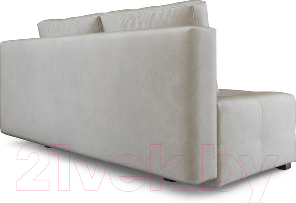 Изображение товара Диван Mebel-Ars Еврокнижка Марсель №1 (бархат бежевый/Star Velvet 6 Light Beige)