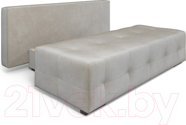 Изображение товара Диван Mebel-Ars Еврокнижка Марсель №1 (бархат бежевый/Star Velvet 6 Light Beige)