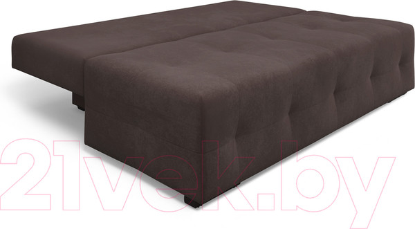 Изображение товара Диван Mebel-Ars Еврокнижка Марсель №1 (велюр молочный шоколад НВ-178/13)