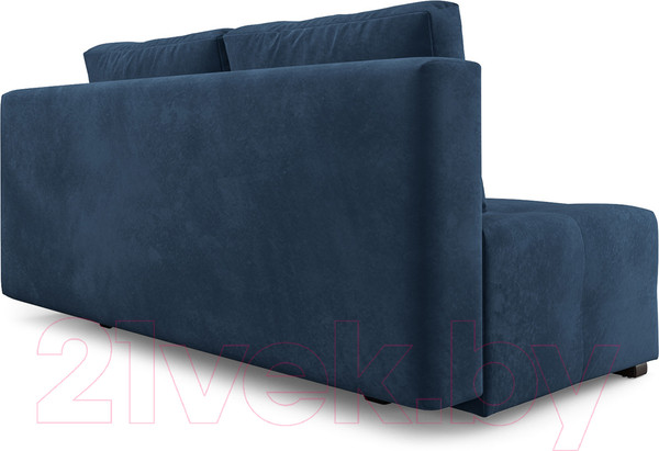 Изображение товара Диван Mebel-Ars Еврокнижка Марсель №1 (темно-синий Luna 034)