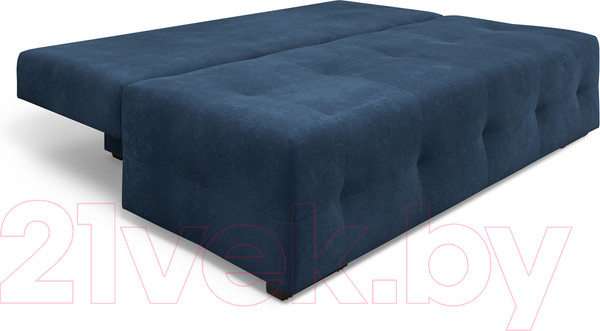 Изображение товара Диван Mebel-Ars Еврокнижка Марсель №1 (темно-синий Luna 034)