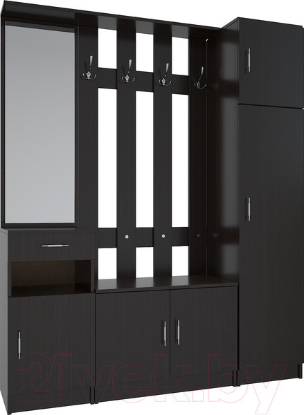 Изображение товара Секция в прихожую МДК СПР3 2020x1600x380 (венге)