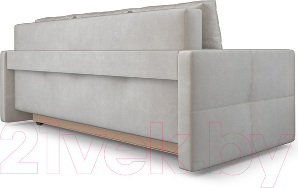 Изображение товара Диван Mebel-Ars Еврокнижка Марсель №2 (бархат бежевый/Star Velvet 6 Light Beige)