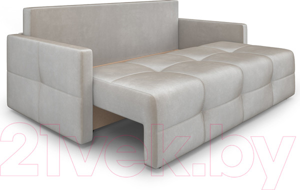 Изображение товара Диван Mebel-Ars Еврокнижка Марсель №2 (бархат бежевый/Star Velvet 6 Light Beige)