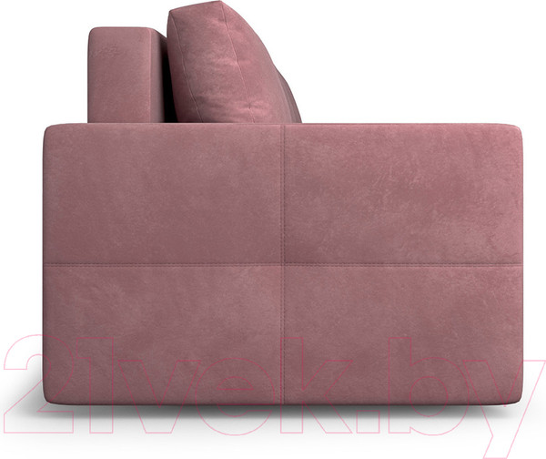 Изображение товара Диван Mebel-Ars Еврокнижка Марсель №2 (велюр пудра НВ-178/18)