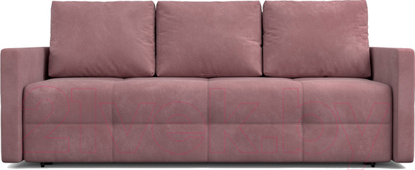 Изображение товара Диван Mebel-Ars Еврокнижка Марсель №2 (велюр пудра НВ-178/18)