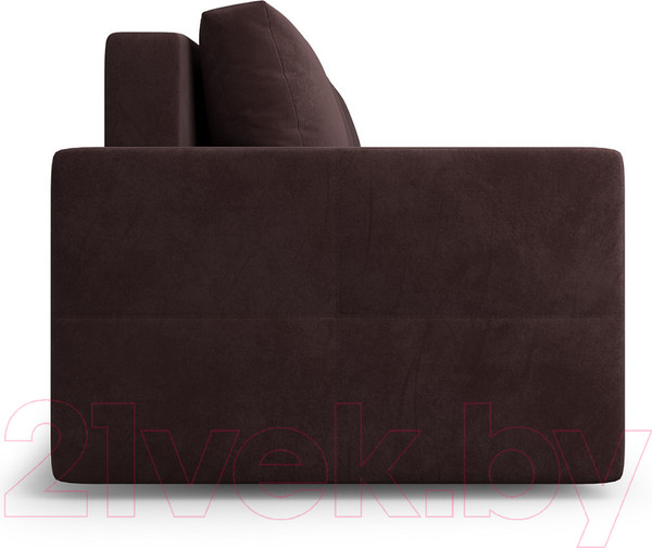 Изображение товара Диван Mebel-Ars Еврокнижка Марсель №2 (велюр шоколадный HB-178/16)