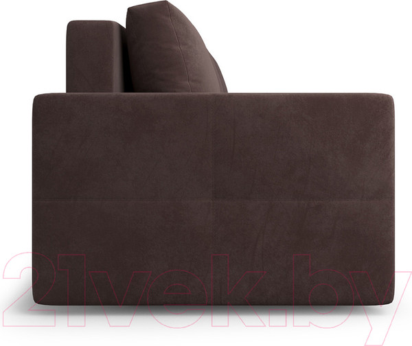 Изображение товара Диван Mebel-Ars Еврокнижка Марсель №2 (велюр молочный шоколад НВ-178/13)