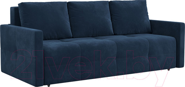 Изображение товара Диван Mebel-Ars Еврокнижка Марсель №2 (темно-синий Luna 034)