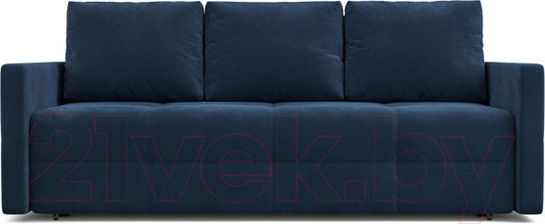 Изображение товара Диван Mebel-Ars Еврокнижка Марсель №2 (темно-синий Luna 034)