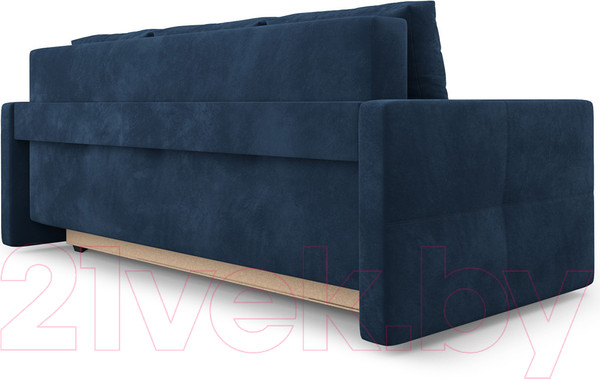 Изображение товара Диван Mebel-Ars Еврокнижка Марсель №2 (темно-синий Luna 034)