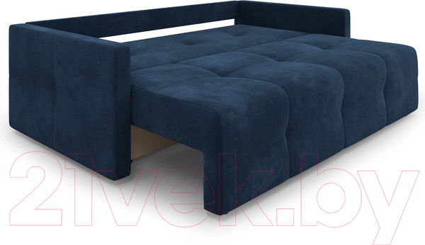 Изображение товара Диван Mebel-Ars Еврокнижка Марсель №2 (темно-синий Luna 034)