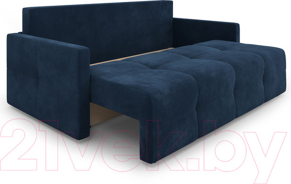 Изображение товара Диван Mebel-Ars Еврокнижка Марсель №2 (темно-синий Luna 034)
