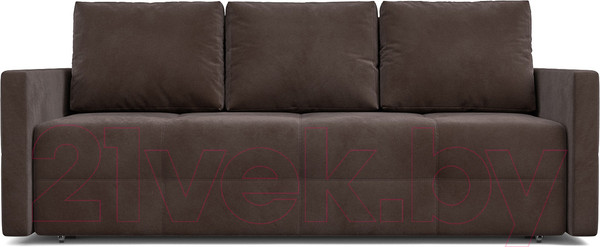 Изображение товара Диван Mebel-Ars Еврокнижка Марсель №2 (кордрой коричневый)