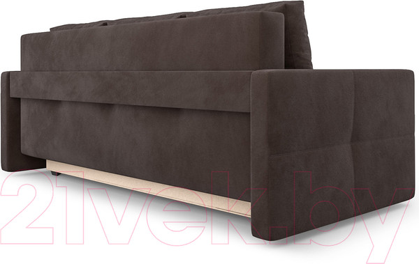 Изображение товара Диван Mebel-Ars Еврокнижка Марсель №2 (кордрой коричневый)