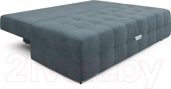 Изображение товара Диван Mebel-Ars Еврокнижка Марсель №4 (велюр серо-синий НВ-178/26)