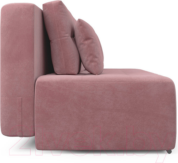 Изображение товара Диван Mebel-Ars Еврокнижка Марсель №4 (велюр пудра НВ-178/18)
