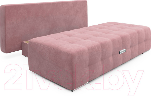 Изображение товара Диван Mebel-Ars Еврокнижка Марсель №4 (велюр пудра НВ-178/18)