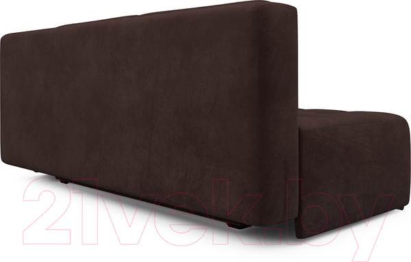 Изображение товара Диван Mebel-Ars Еврокнижка Марсель №4 (велюр шоколадный HB-178/16)