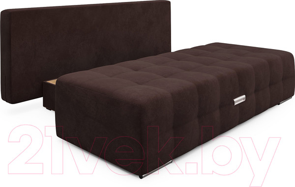 Изображение товара Диван Mebel-Ars Еврокнижка Марсель №4 (велюр шоколадный HB-178/16)