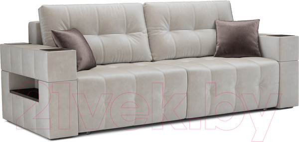 Изображение товара Диван Mebel-Ars Еврокнижка Венеция (бархат бежевый/Star Velvet 6 Light Beige)