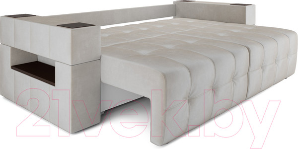 Изображение товара Диван Mebel-Ars Еврокнижка Венеция (бархат бежевый/Star Velvet 6 Light Beige)