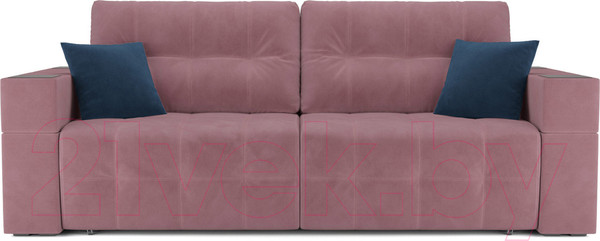 Изображение товара Диван Mebel-Ars Еврокнижка Венеция (велюр пудра НВ-178 18)