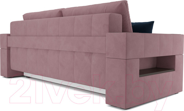 Изображение товара Диван Mebel-Ars Еврокнижка Венеция (велюр пудра НВ-178 18)