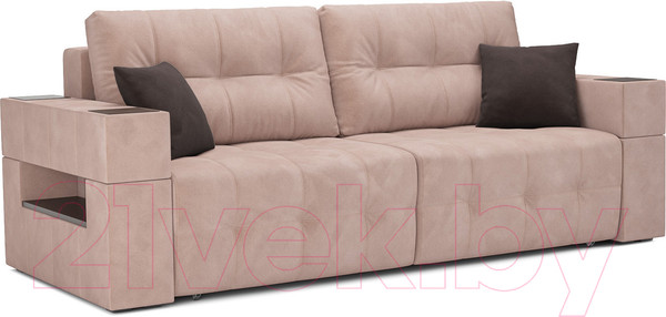 Изображение товара Диван Mebel-Ars Еврокнижка Венеция (кордрой бежевый)