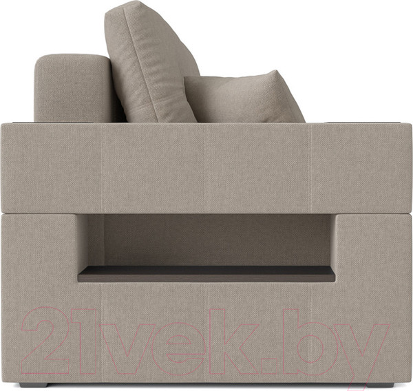 Изображение товара Диван Mebel-Ars Еврокнижка Венеция (бежевая рогожка)