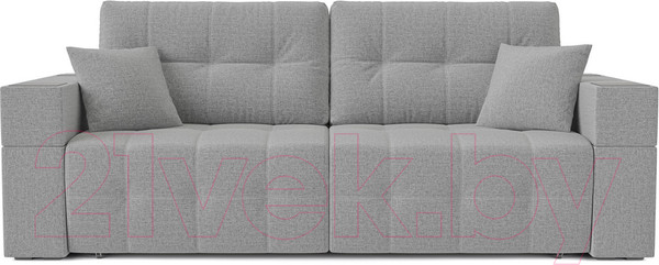 Изображение товара Диван Mebel-Ars Еврокнижка Венеция (серая рогожка)